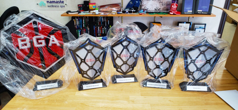BGA trophies season 1